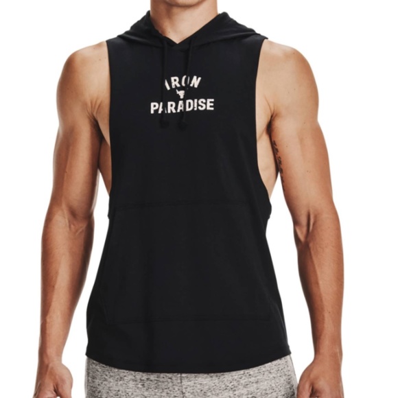 Under Armour Other - Under Armour Men's Project Rock Sleeveless Hoodie